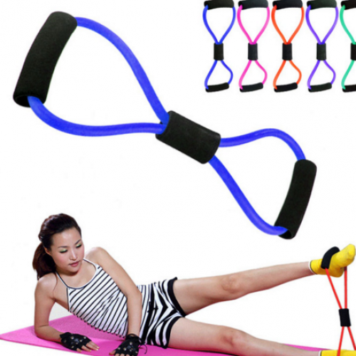 yoga Tube body bands elastic spring exerciser Resistance Bands - fitness rubber developer latex chest expander tension device